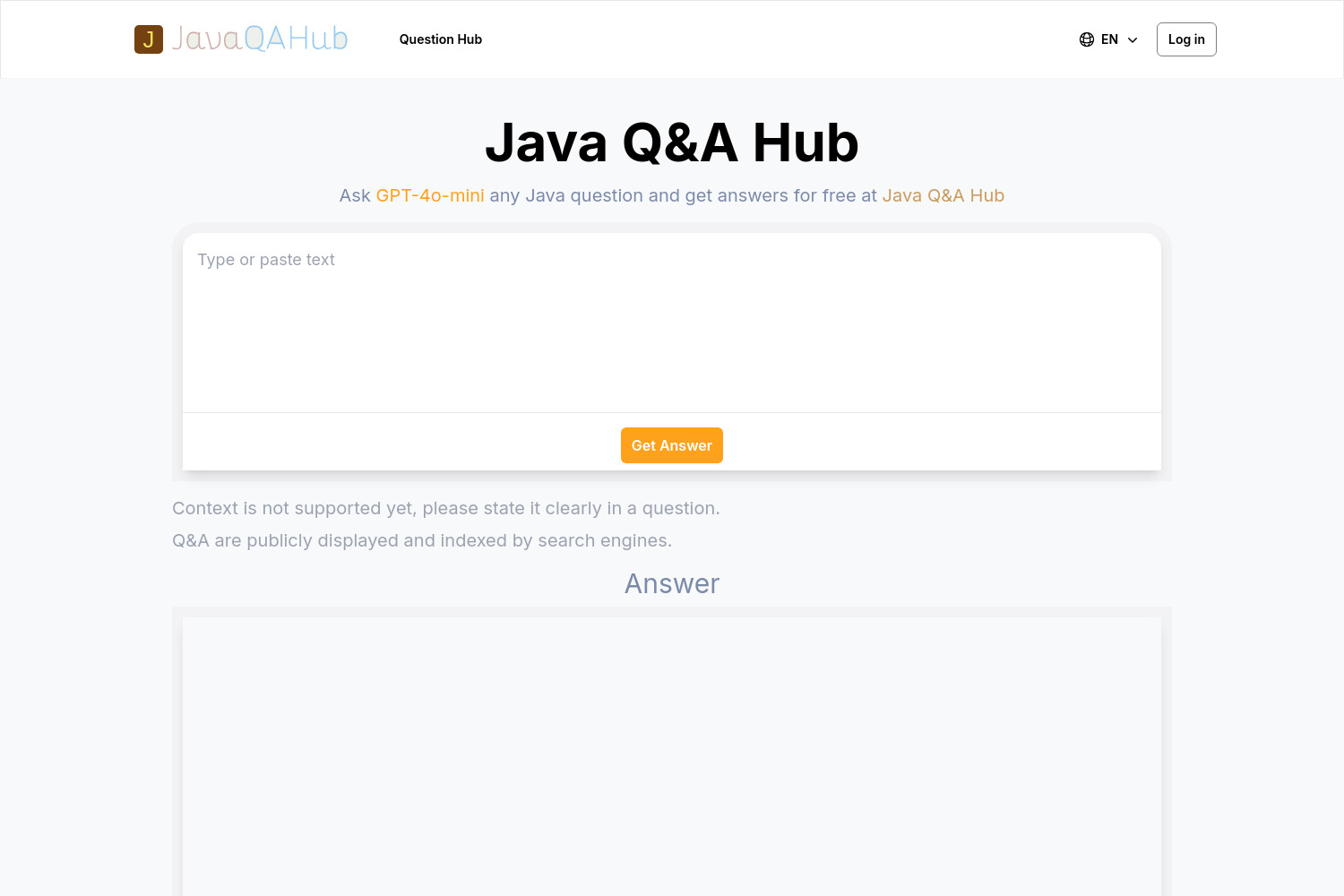 Java Q&A Hub: Your Go-To Platform for Java Programming Insights